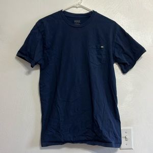 VANS- Medium- Blue- Off The Wall logo